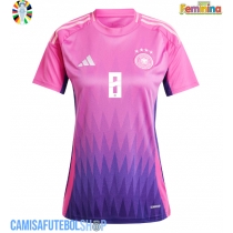 Camisa de time de futebol Alemanha Toni Kroos #8 Replicas 2º Equipamento Feminina Europeu 2024 Manga Curta